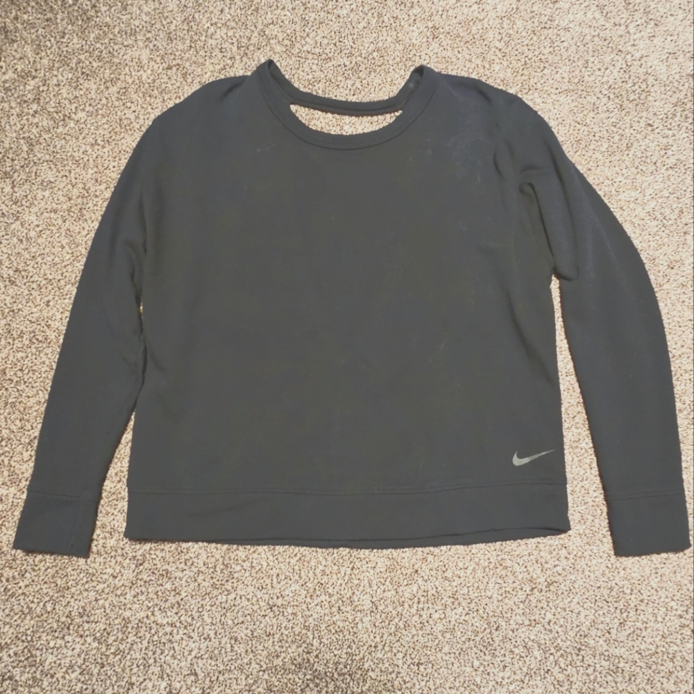 Nike training open back crewneck